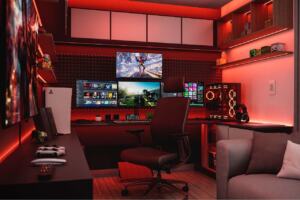 triple monitor setup